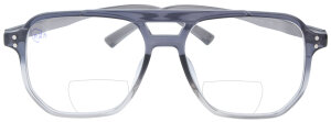 Auffällige Oldfashioned - Kunststoff - Bifokalbrille...