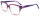 Bifokalbrille CYNTHIA in Violett - Rot mit Federscharnier und individueller Stärke