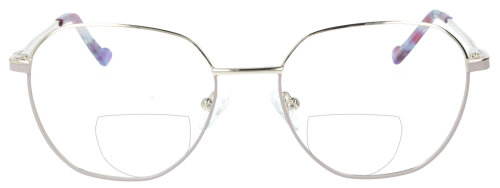 Extravagante Bifokalbrille VANESSA mit Federscharnier, Bügel aus Kunststoff und individueller Stärke