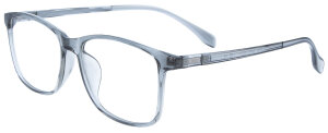 Dezente Kunststoff-Bifokalbrille REMY in Grau aus sehr...