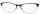 Edle Einstärkenbrille MONIKA aus Metall in Weiß - Schwarz inkl. Federscharnier mit individueller Stärke