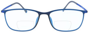 Elegante Bifokalbrille "Dana" in Blau aus...