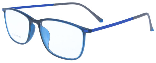 Klassische Kunststoff - Brillenfassung "DANA" in einem stylischen Blau