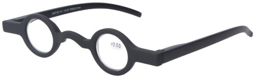 Auffällige Lesebrille HORST aus Kunststoff in verschiedenen Stärken in Schwarz