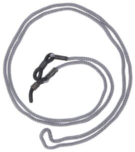 Brillenkordel in Grau mit verstellbarer Endschlaufe