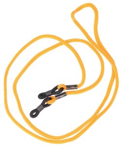 Brillenkordel in Orange mit verstellbarer Endschlaufe