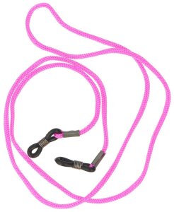 Brillenkordel in Pink mit verstellbarer Endschlaufe