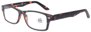Nerd-Brille KANA in Havanna-Braun aus flexiblem Kunststoff mit individueller Stärke