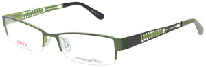 Moderne Brillenfassung BI 2701-15 in Grün mit...