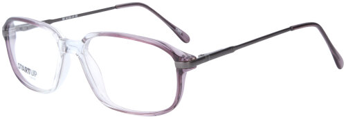 Schlichte StartUp BI6120-14 Unisex - Brillenfassung in Grau-Transparent