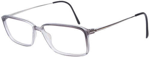 Klassische Brillenfassung STEPPER SI-151 F220 in Grau / Transparent
