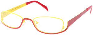 Klassische Unisex - Brillenfassung OO 6129-76  in Rot -...