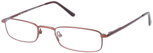 Schlichte Metall - Brillenfassung YOBO 855 Col. 60 in Kupfer