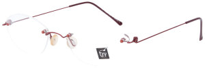 Damen-Brillenfassung ohne Rand TRY 149 408 aus Metall in...