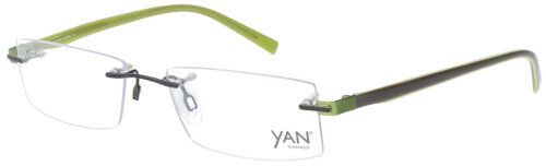 Stylische Brillenfassung YAN 6231 Col.55 in grün