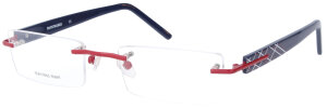 Stylische Damen-Brillenfassung SS 1439 Col.970 in rot/ blau