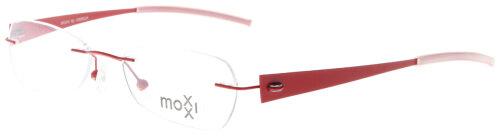 Filigrane Metall - Brillenfassung MOXXI 9191 173  in Rot mit Federscharnier