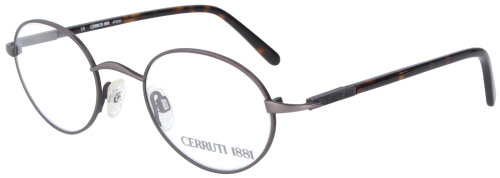 Klassische Damen - Brillenfassung CERRUTI C1204 in Gun - Havanna