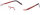 Filigrane Randlos - Brillenfassung SUNOPTIC  SO 233F 53/18-140 in Rot