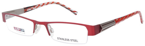 Moderne Brillenfassung JumpUp BI 2719-10 in Rot mit Federscharnier