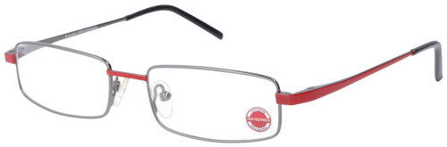 Filigrane Vollrand - Brillenfassung SUNOPTIC  SO 511 in Rot - Gun