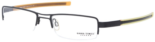 Klassische Halbrand - Brillenfassung "Good Times" Mod. 648 in Schwarz
