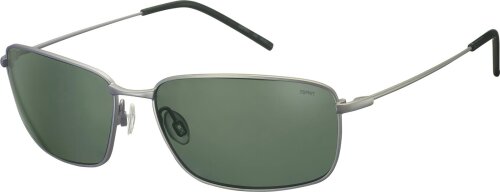 Klassische Esprit Herren - Sonnenbrille 40021 524 in Silber mit grüner Tönung
