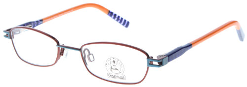Auffällige Kinder - Brillenfassung BoDe 574 64 in Rot - Lila - Orange