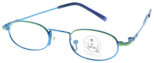 Stylische Kinder - Brillenfassung BoDe 579 45 in Blau mit Federscharnier
