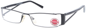 Herren-Brillenfassung SO | 480 L0607 aus Metall in schwarz