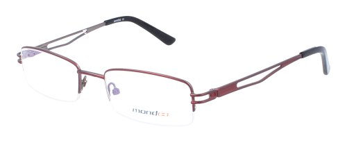 Moderne Jugend - Brillenfassung Mondoo BOC 9037 C1 in Bordeaux - Gun