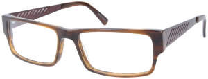 Herren-Brillenfassung A134A aus Kunststoff in havanna