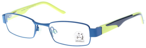 Ausgefallene Kinder - Brillenfassung BoDe 476 45 in Blau - Gelb