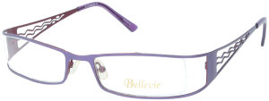 Damen-Brillenfassung Bellevie B2011 aus Metall in lila