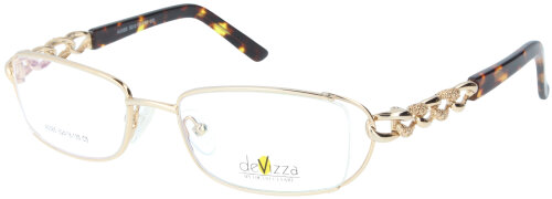 Brillenfassung für Damen deVizza A0085 C5 aus Metall in gold