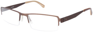 Unisex - Brillenfassung KK 42512 - 2 in braun mit...