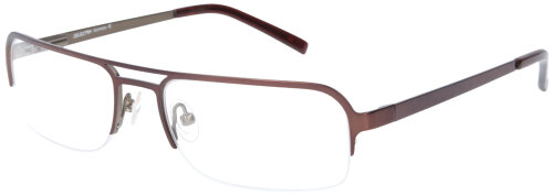 Herren-Brillenfassung Stainless Steel 3159 Col.680 mit Federscharnier in dunkelbraun