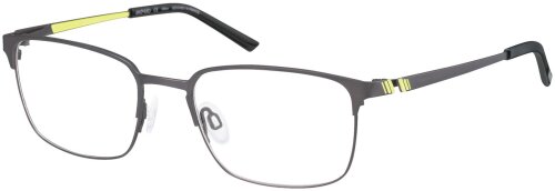 CHARMANT Ad Lib - AB3192U DG - Titanium Brillenfassung in Dunkelgrau - Gelb