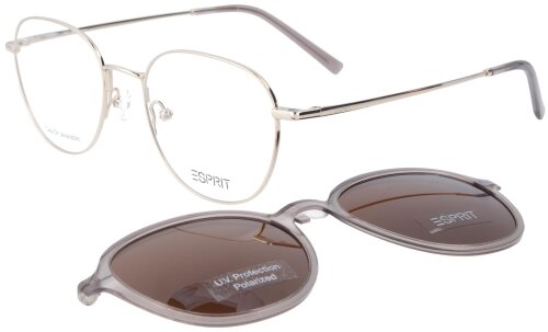 Esprit-Brillenfassung für Damen mit Sonnenschutz-Vorhänger ET 17131 584