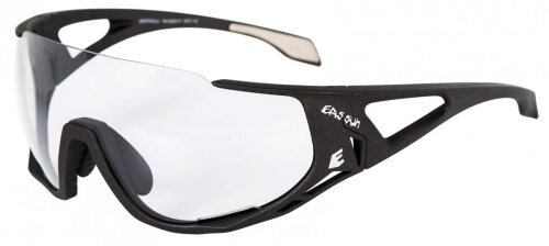 EASSUN Mortirolo Fahrradbrille, photochromatisch, rutschfest und anpassbar, Schwarz/ Grau
