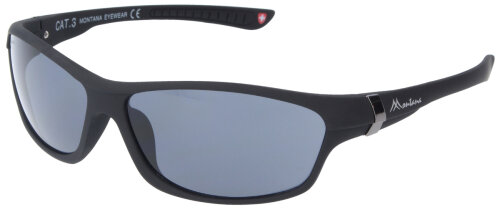 Stylische Montana Sonnenbrille CS90 inklusive Einstecketui in Schwarz - getönte Gläser