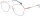 JOSHI PREMIUM 7962 C1 Brillenfassung aus Metall in Blau - Rosegold