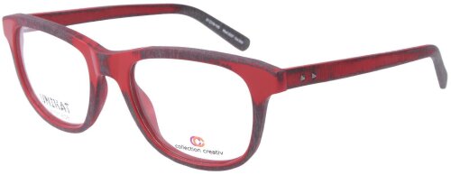 Trapezförmige, handgfertigte Collection Creativ 2227-930 aus Acetat mit individuellen Stärken