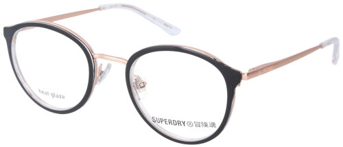 Retro Brillenfassung Superdry SDO 2008 104  in Schwarz-Rosegold