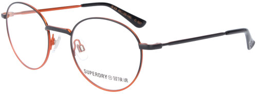 Retro Brillenfassung Superdry SDO DAKOTA20 027  in Schwarz-Orange