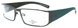 Stylische Nylor - Bifokalbrille Guys Only 3125-880 in Grün, aus Edelstahl mit individueller Stärke