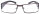 Stylische Nylor - Bifokalbrille Guys Only 3125-660 in Braun, aus Edelstahl mit individueller Stärke