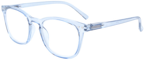 Sommerliche Fertiglesebrille CAPRI mit Federscharnier in Blau