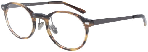 Braune Kunststoff-Einstärkenbrille GWEN mit flexiblem Metall-Nasensteg und individueller Stärke