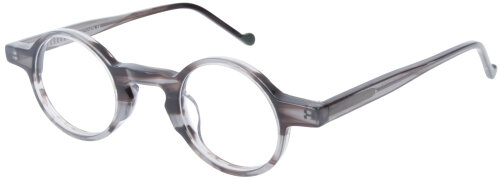 Dunkelgraue Kunststoff-Einstärkenbrille GISMUND im modernen Retrostyle mit individueller Stärke